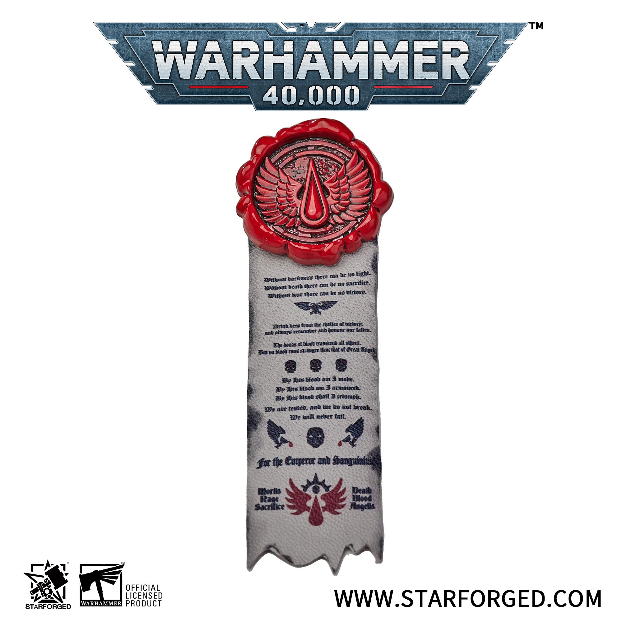 Starforged Purity Seals Warhammer 40K New 2023 Fashion Men's accessories Imperial Fist & Space Wolf Brooch